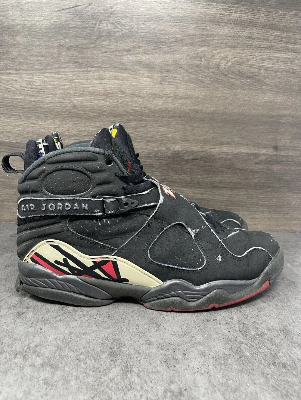 Air Jordan 8 Retro Playoffs Size 10 Mens Black True Red White 305381-061